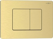 Mexen Tex 05 przycisk spłukujący stal nierdzewna, złoty szczotkowany - 6105-11