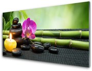 Obraz Akrylowy Bambus Kwiat Zen Spa