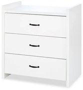 Komoda dla dzieci AMELIA 80 biała LITTLE SKY