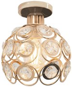 ELEGANCKA LAMPA SUFITOWA APP205-1C KRYSZTAŁ ZŁOTA