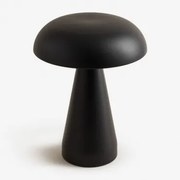 Galina Led Lampa Stołowa Bezprzewodowa ↑20 Cm Czarna - Sklum
