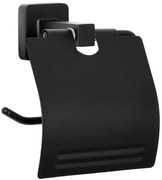 Czarny industrialny uchwyt na papier z osłoną E2-A20