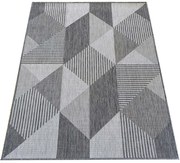 Szary dywan sznurkowy dwustronny Z3-W21