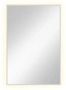 Lustro łazienkowe LUMO 90x60cm białe z oświetleniem LED BALTICA DESIGN