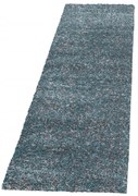Dywan shaggy Enjoy niebieski multikolor 80 cm x 250 cm