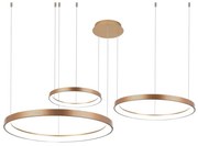 Azzardo AZ5026 - LED 120W 230V ściemnialny żyrandol Agnes złoty