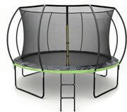 Trampolina ogrodowa dla dzieci Pegie 10FT, 305 cm, z siatką wewnętrzną i drabinką