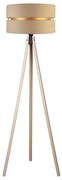 Duolla - Lampa podłogowa DUO 1xE27/60W/230V śr. 44 cm beżowa