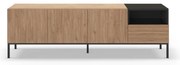 Szafka pod TV w naturalnym kolorze 180x55 cm Cailin – Marckeric