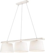 Lampa wisząca AIDA na przewodzie 3xE27/60W/230V dąb/biały