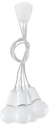 Biała lampa wisząca ø 25 cm Rene – Nice Lamps