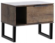 Loftowa szafka nocna z szuflą L7-L55