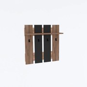 Wieszak ścienny Mita Walnut