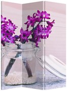 Parawan - Fioletowy kwiat (126x170 cm)