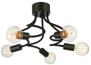 Czarna lampa sufitowa Markslöjd Medua Ceiling 5L