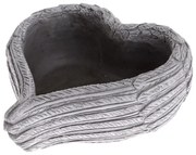 Dekoracja pogrzebowa Doniczka betonowa Serce, 23 x 10 x 23 cm