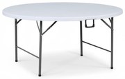 Okrągły stół cateringowy, 1520 x 740 mm, składany blat
