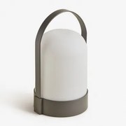 Bezprzewodowa Lampa Stołowa Led Na Zewnątrz Agnese Szary Granit - Sklum