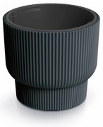 Donica ogrodowa z wkładem Milly 39,5 x 39,5 x 35 cm antracytowy PROSPERPLAST