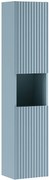 Niebieski ryflowany słupek łazienkowy - Arvessi 3X