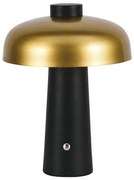 LED ładowalna lampa stołowa 3W 5V 3000-6000K 1800mAh czarno-złota