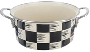 Orion Emaliowany rondel Szachownica Lem, 2,2 l,średnica 20 cm, śred. 20 cm