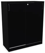 Szafka biurowa przesuwna EASY SPACE CABINET S 3-OH 100cm czarna zamykana NOWY STYL
