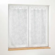 Białe firanki z woalu zestaw 2 szt. 60x120 cm Karla – douceur d'intérieur