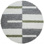 Dywan Shaggy Gala zielony 80 cm x 80 cm koło