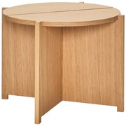 Okrągły stolik w dekorze dębu ø 55 cm Dash – Hübsch