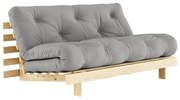 Szara rozkładana sofa 160 cm Roots – Karup Design