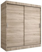 Szafa przesuwna MODUO COMFORT 180 dąb sonoma gładka MKPOL