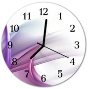 Zegar szklany okrągły Abstrakcja