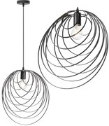 LAMPA SUFITOWA GEOMETRYCZNA APP426-1CP CZARNA