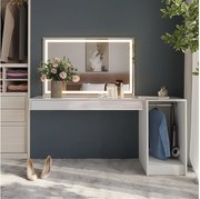 Stół toaletowy biały 120x40.1x12 sherry