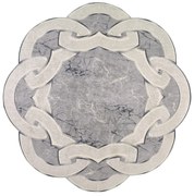 Szary okrągły dywan ø 100 cm – Vitaus