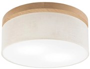 Brilagi - LED Plafon BELLADONNA 2xE27/15W/230V śr. 40 cm kremowy/dąb