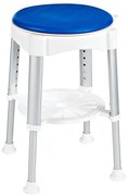 Ridder - Obrotowy stołek 58x35,5 cm niebieski/biały