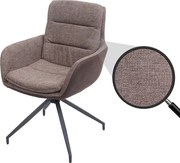 Krzesło do jadalni MCW-K32,  brązowo-ciemnobrązowy