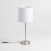 Lampa stołowa LED 1x E14/5W/230V biała/matowy chrom