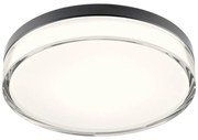Redo 01-3736 - Lampa sufitowa LED FRISBI LED/18W/230V 3000/4000K IP44 czarna