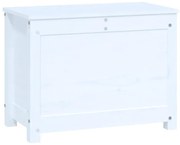 Biała Skrzynia Na Pościel Z Drewna Sosnowego B9-M44