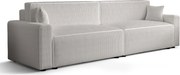 Biała sofa tapicerowana z funkcją spania W3-R85