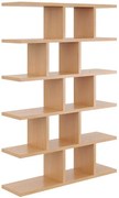 Minimalistyczny regał wiszący lub stojący buk W5-F54