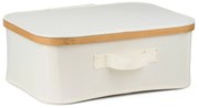 Pojemnik do przechowywania G21 40 x 30 x 15 cm, bambusowy z pokrywką, beżowy