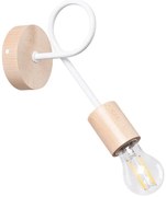 Biały kinkiet ścienny L8-G73