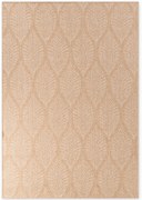 Dywan zewnętrzny dwustronny Duet Liście beżowo-kremowy 120 cm x 170 cm