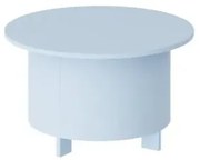Ława okrągła SALVO AC 80x80 niebieska HUBERTUS