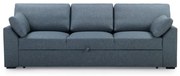 Niebieska rozkładana sofa 233 cm Janson – Scandic