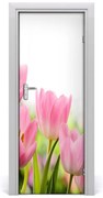 Naklejka samoprzylepna okleina Różowe tulipany
